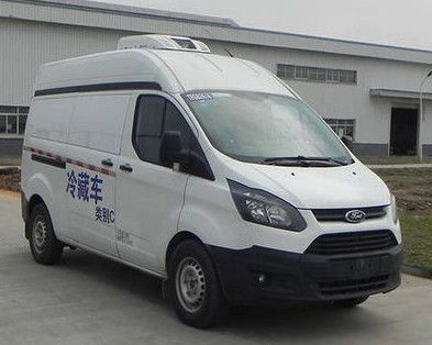 850 เครื่องยนต์ Ford รถบรรทุกเย็น Ford Transit รถตู้เย็น