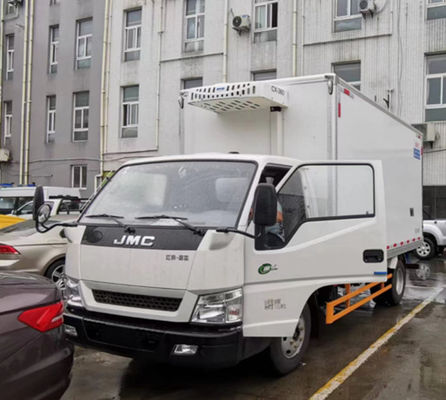 ซื้อ Jiangling Cargo Van Refrigeration ไดเซล ดริเวอร์หลัง 4×2 เครื่องขนส่งด้วยมือ online manufacture
