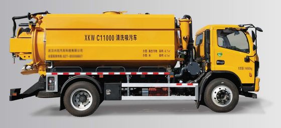 รถบรรทุกปั๊มสูญญากาศสิ่งปฏิกูล C11000 ระดับมืออาชีพสำหรับงานทำความสะอาดเชิงพาณิชย์