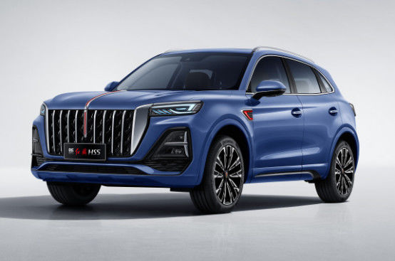 รถสปอร์ตพูลฮองกีสีฟ้า 185kw 5 ที่นั่งเบนซินฮองกี Suv 5