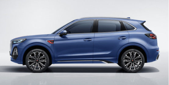 รถสปอร์ตพูลฮองกีสีฟ้า 185kw 5 ที่นั่งเบนซินฮองกี Suv 2
