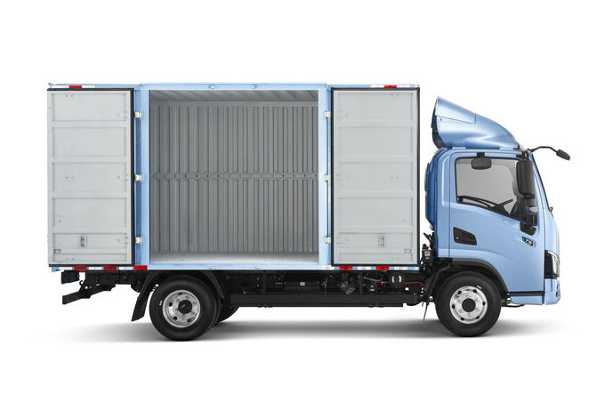 4.5t 4.2m รถกระบะไฟฟ้า 4x2 รถกระบะไฟฟ้าอัตโนมัติ 4
