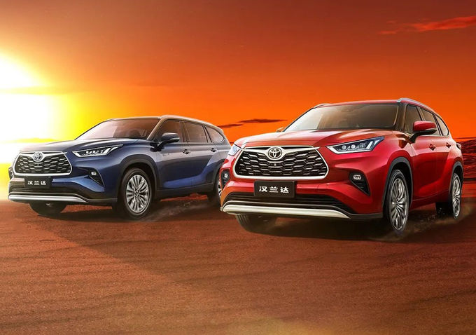 โตโยต้า ไฮแลนเดอร์ SUV รถขับน้ํามัน 7 ที่นั่ง ไฮแลนเดอร์ Suv 0