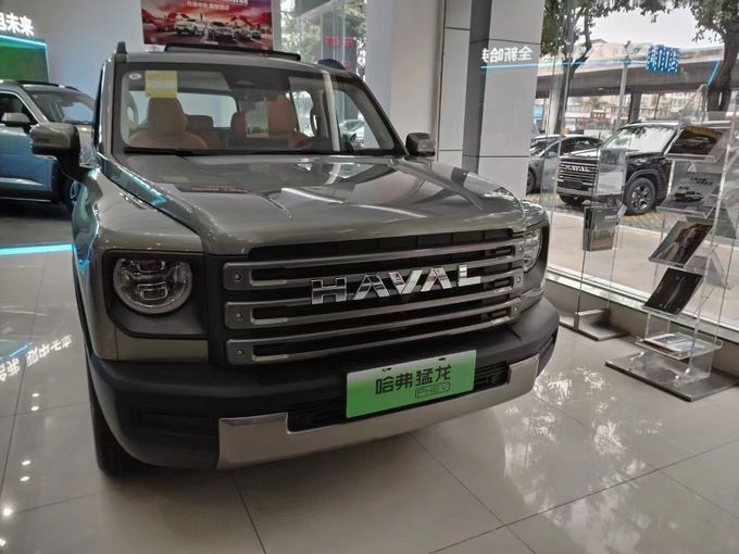 Black Great Wall Haval Raptor Plug In Extended Range ไฮบริด SUV นอกถนน 2