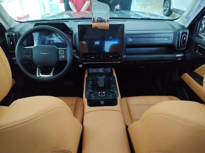 Black Great Wall Haval Raptor Plug In Extended Range ไฮบริด SUV นอกถนน 5